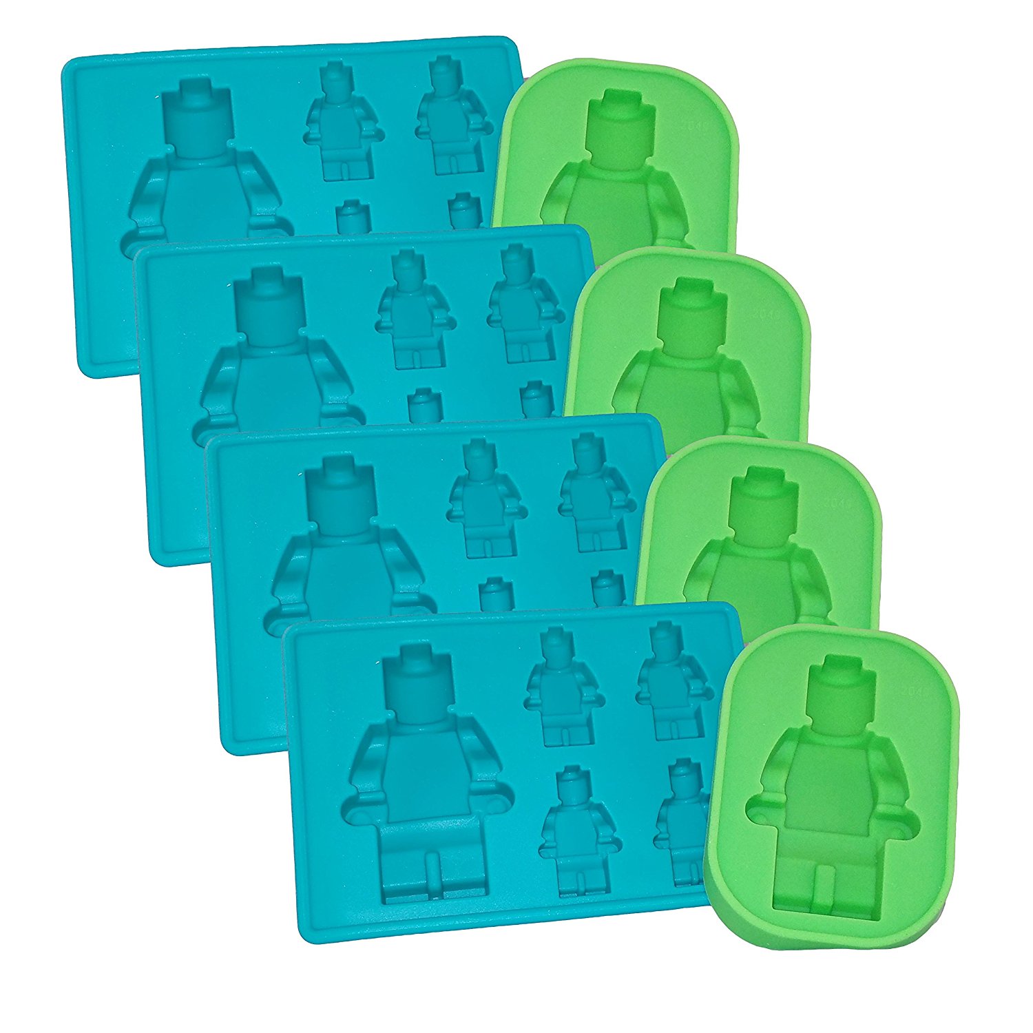 Multi Sized Lego Silicone Minifigure Gummy Candy, Cake Baking, Jello