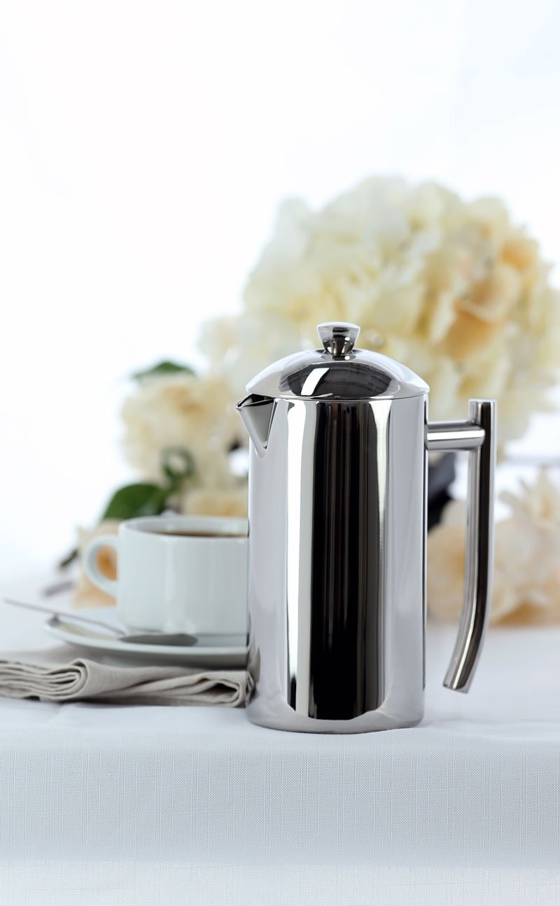 Frieling USA Double Wall Stainless Steel French Press Coffee Maker with
