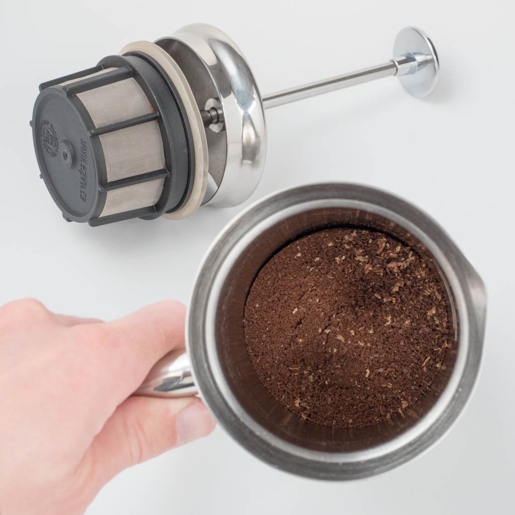 Espro Press Stainless Steel Coffee Press (34 cups, 18 oz) Bundle with