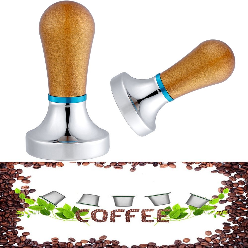 Kteam Aluminum Powder Press for Commercial Coffee Machine Blue N25 free