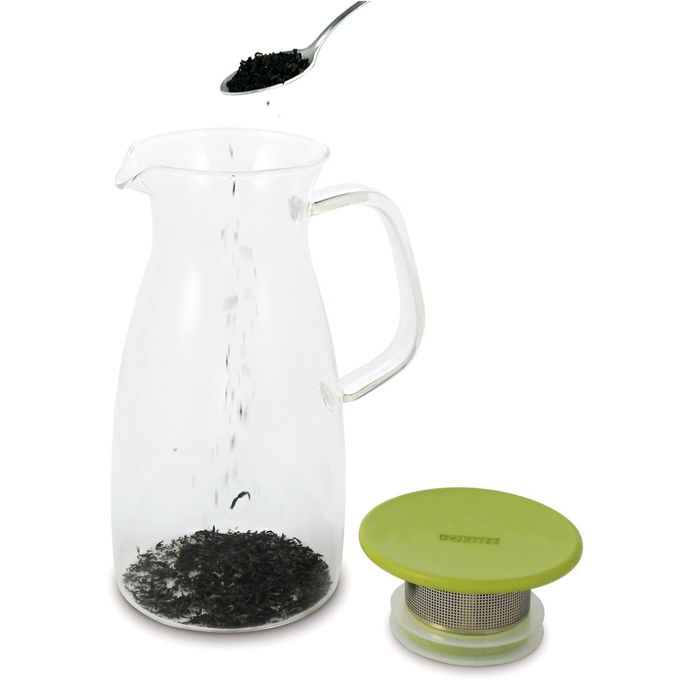 FORLIFE Mist Glass Ice Tea Jug , 34Ounce, Turquoise N13 free image download