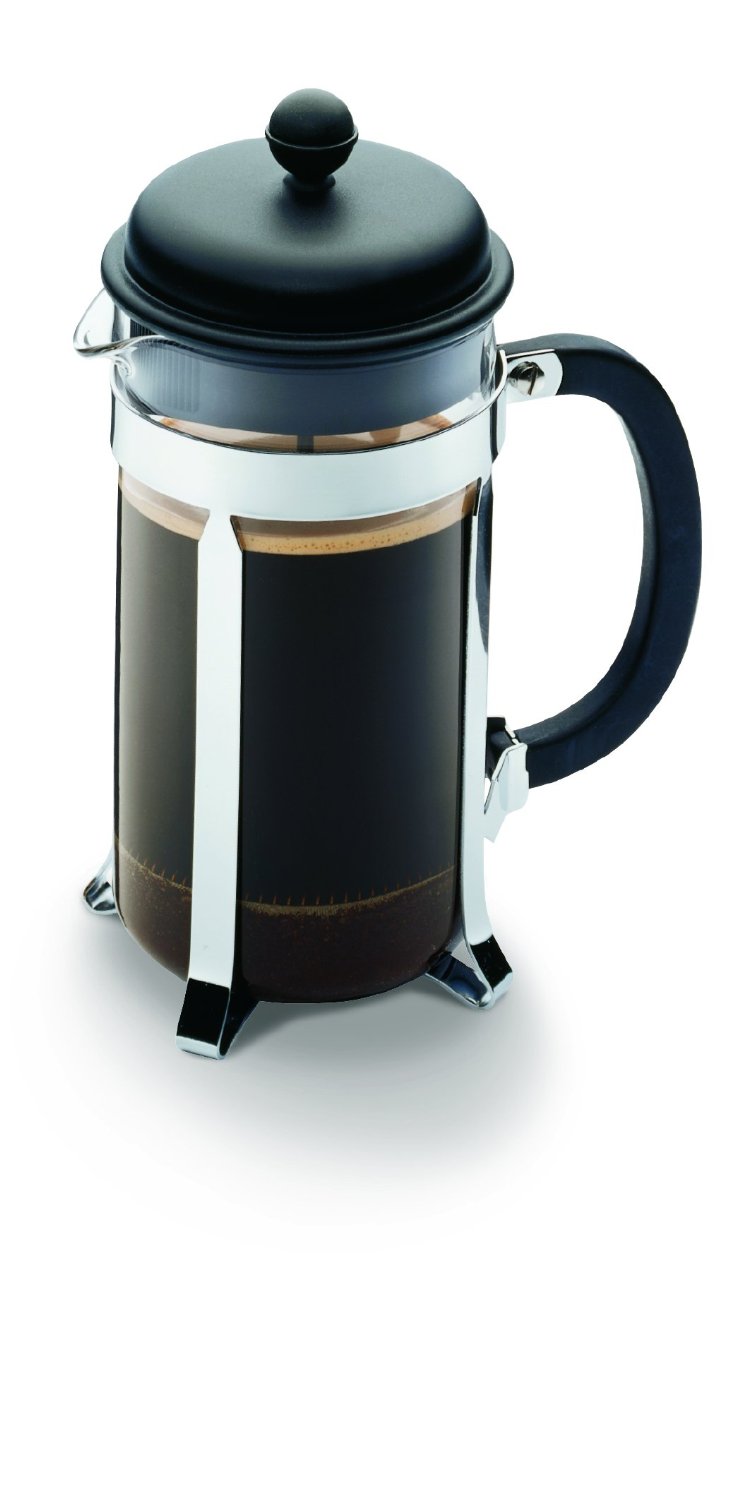 Bodum Chambord French Press Coffee Maker, 12 Espresso Cup, 51oz, Chrome