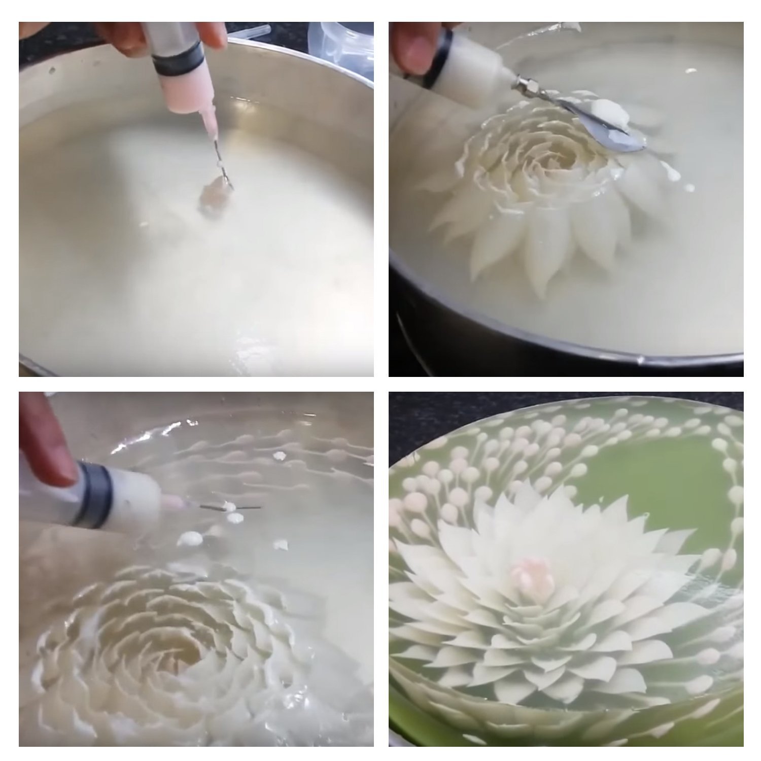 3D Jelly Cake Tools Scoop 1pcs Stainless Steel Dual Doubleend Gelatin