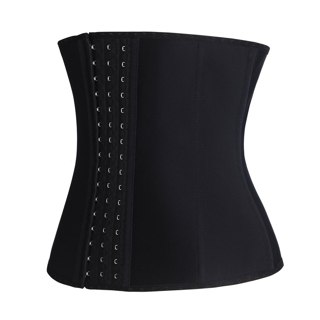 Junlan Latex Waist Cincher Waist Trainer Trimmer Long Torso with 3 Hook