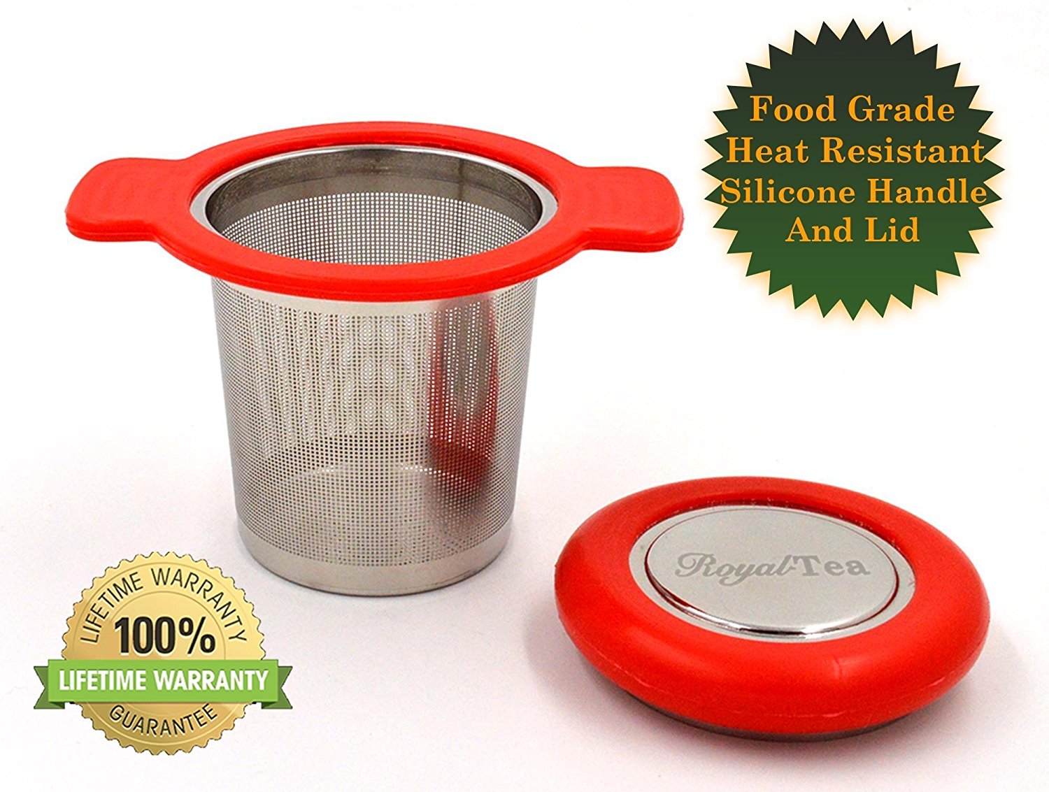 RoyalTea Tea Infuser with Large Extra Fine Tea Filter for Teapots