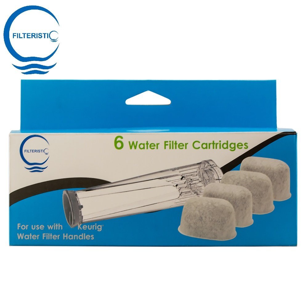 Filteristic Six Single Cup Brewer Replacement Charcoal Filters For