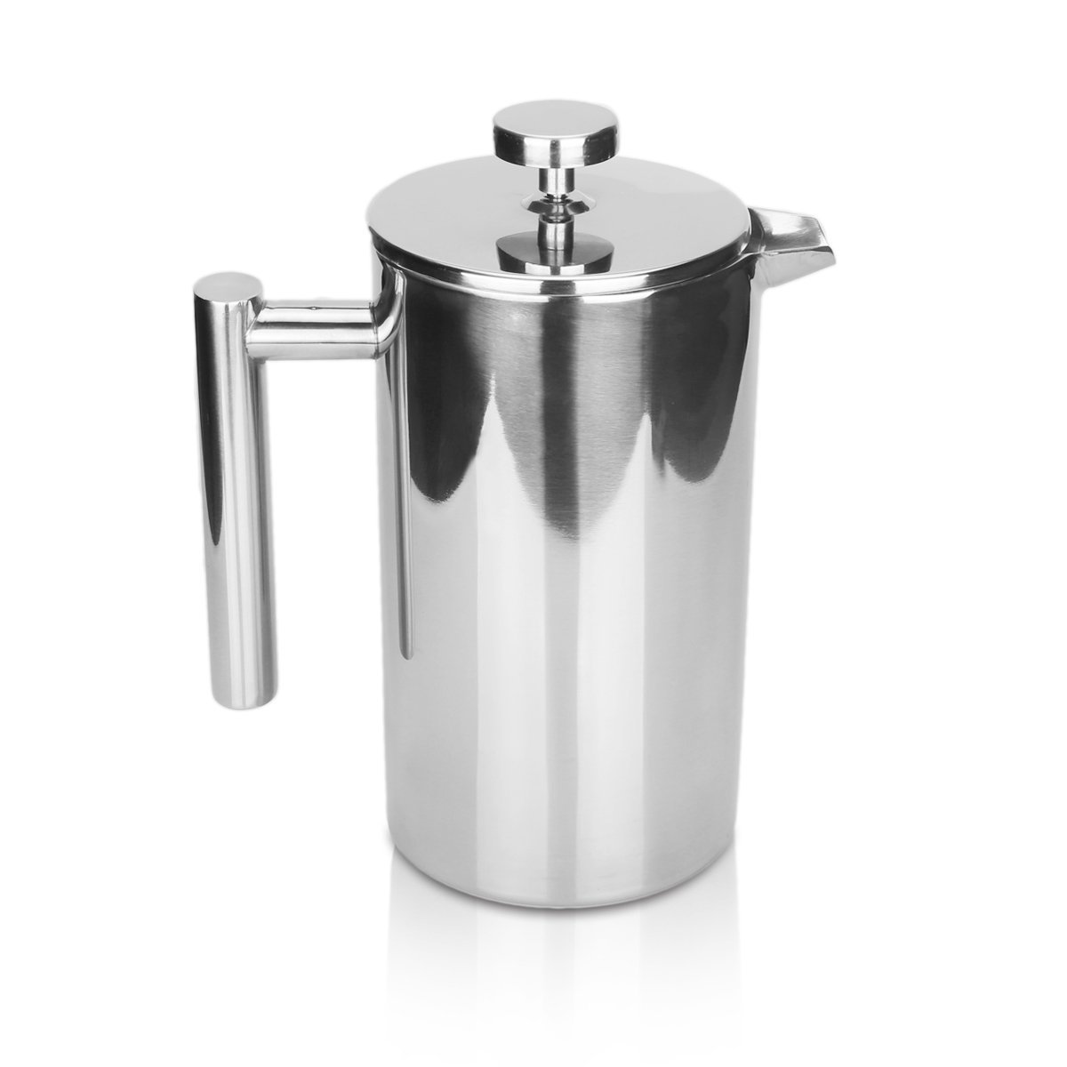Powilling French Press Coffee Maker Double Wall Stainless Steel