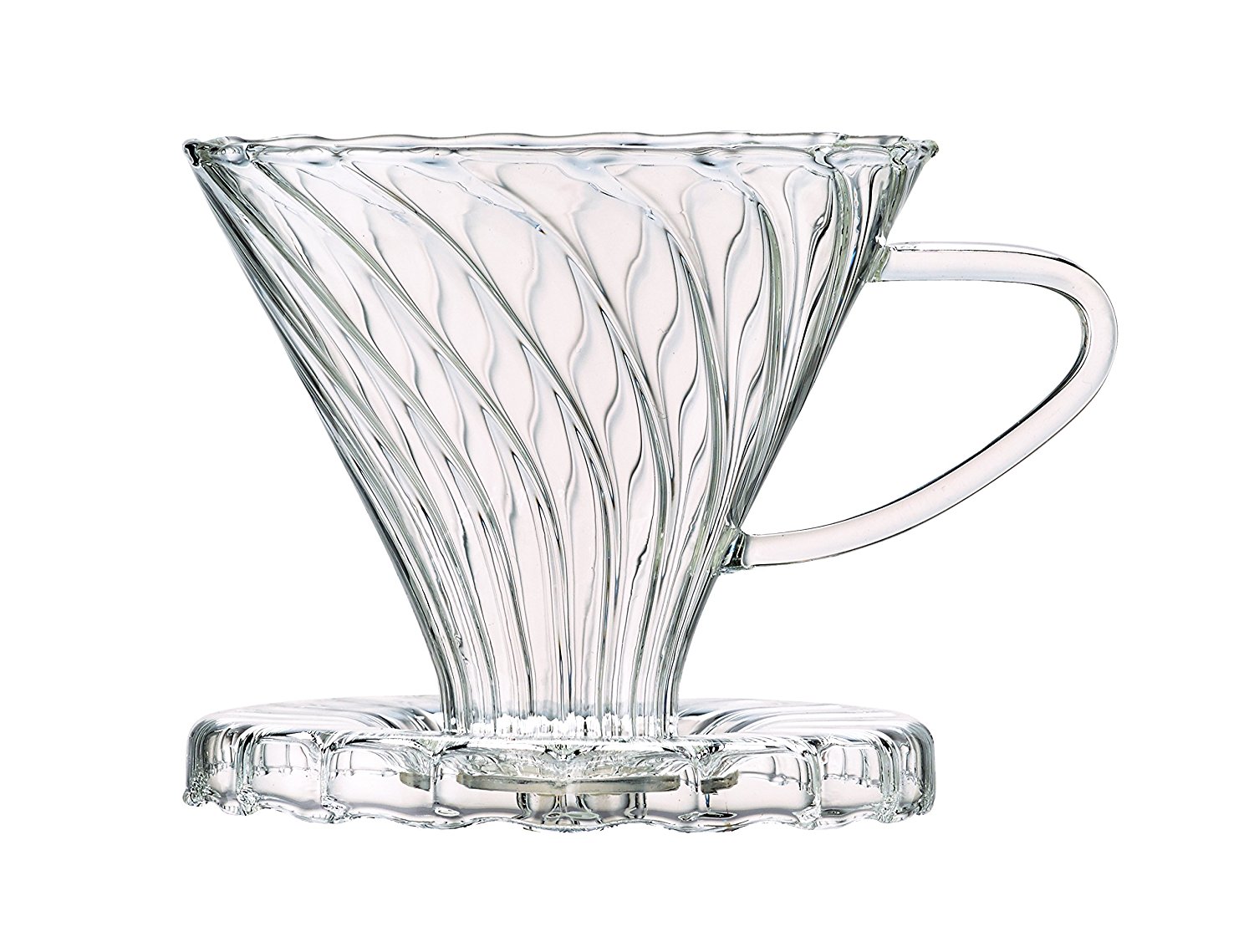 Harold Import Company HIC PourOver Coffee Filter Cone Borosilicate