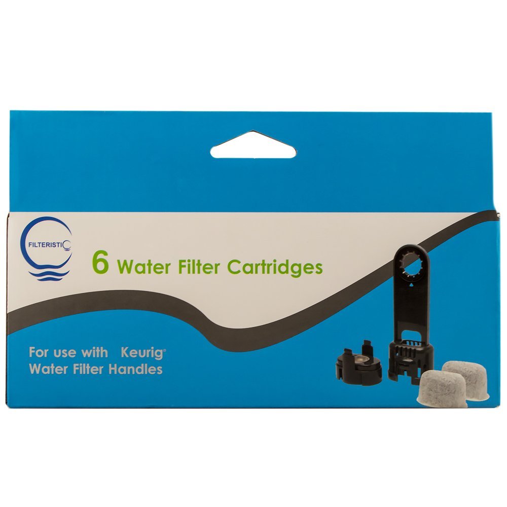 Filteristic Six Single Cup Brewer Replacement Charcoal Filters For