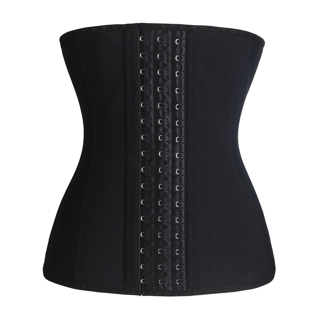 Junlan Latex Waist Cincher Waist Trainer Trimmer Long Torso with 3 Hook
