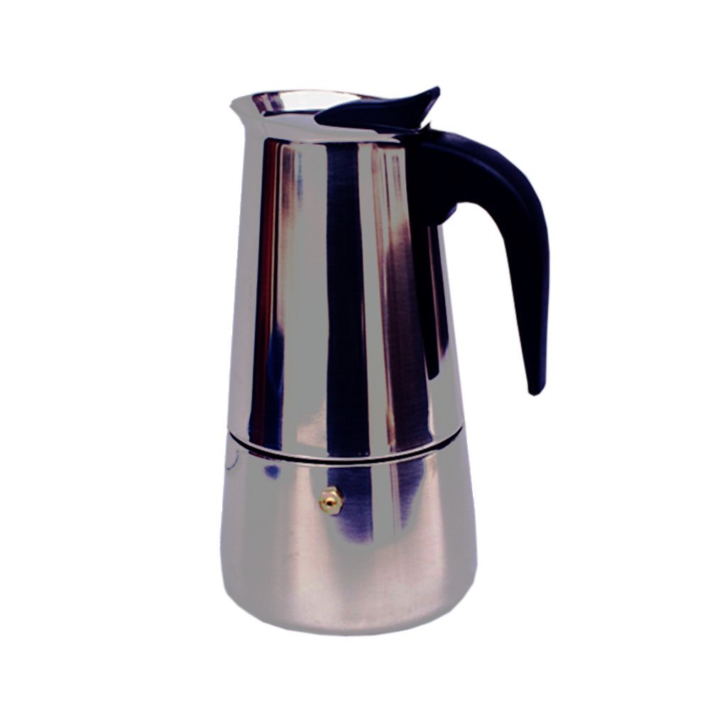 Stainless Steel Italy Style Stovetop 2Cup Espresso Coffee Maker Moka