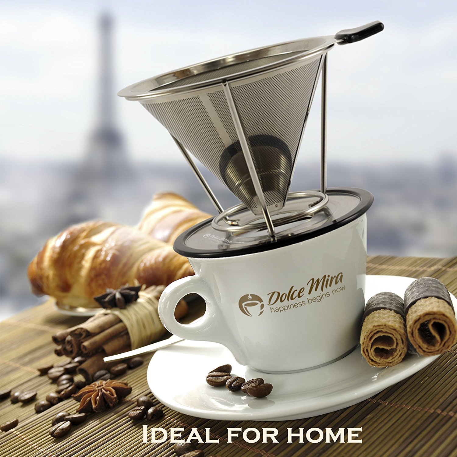 Clever Pour Over Coffee Dripper Reusable Hand Drip Coffee Maker For