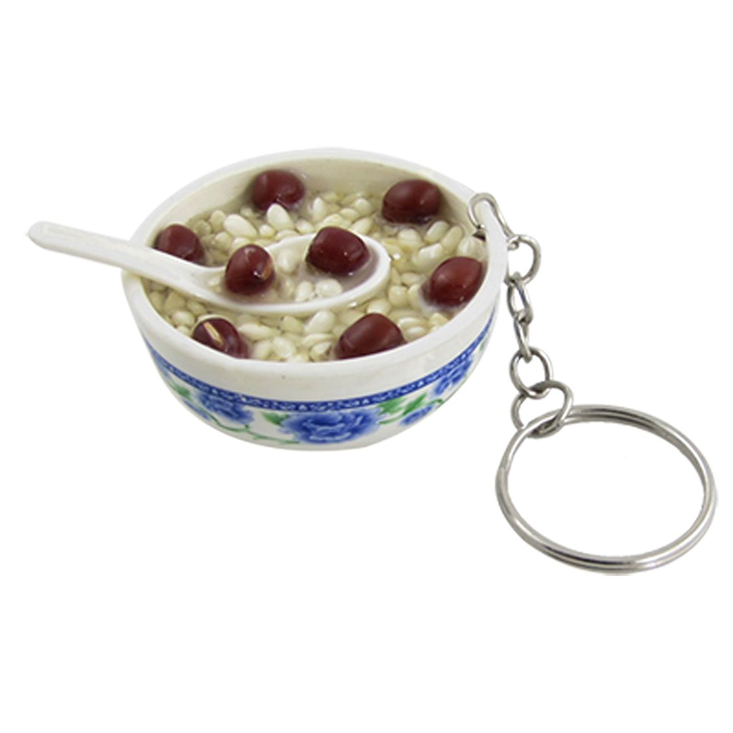 Ormosia Sticky Rice Bowl Shape Pendant Keyring Keychain free image download