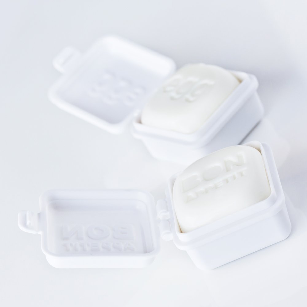 Square egg mold monbento white free image download