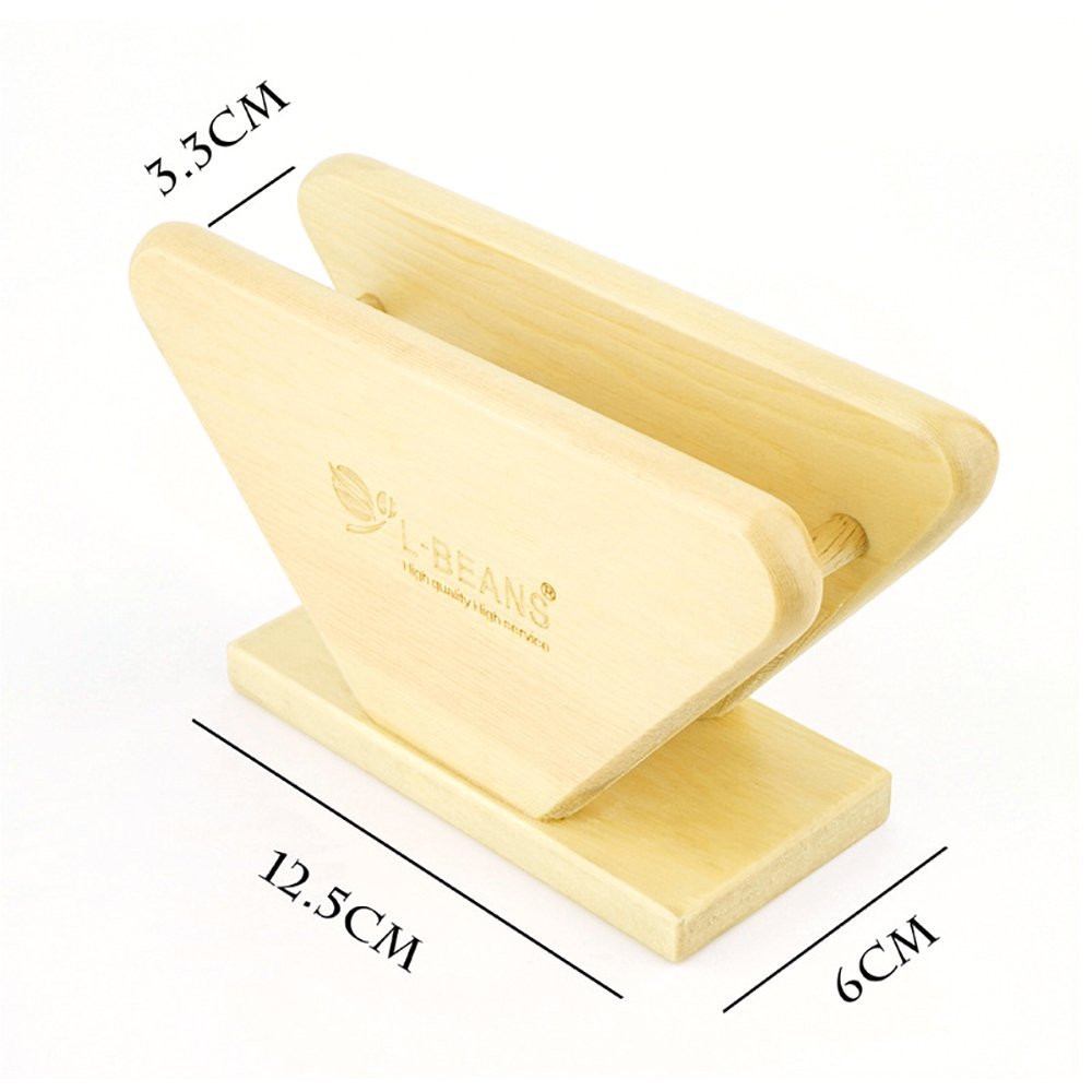 Natural Wood Coffee Filter Holder for Aeropress, Chemex and Hario Pour