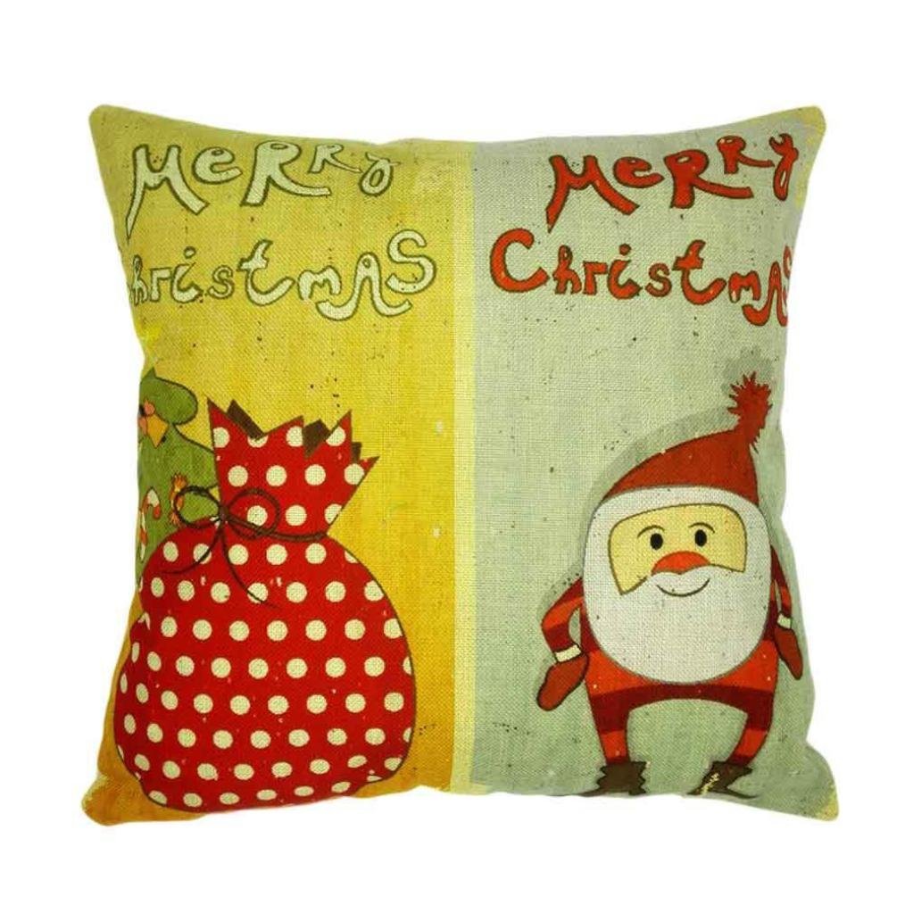 Christmas Pillow Case,Beautyvan Xmas Christmas Sofa Bed Home Decoration