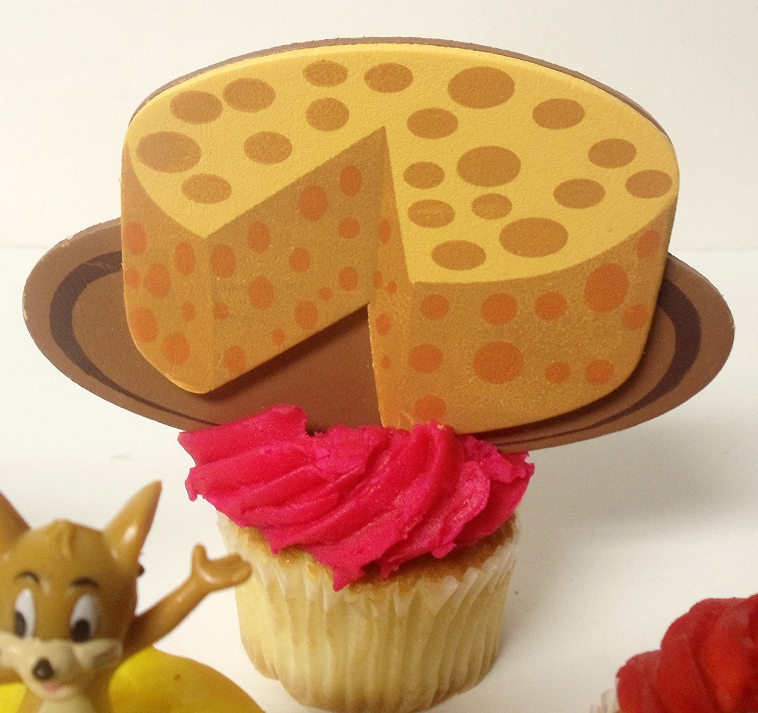 Tom and Jerry 11 Piece Birthday Cupcake Topper Set Featuring Tom, Jerry