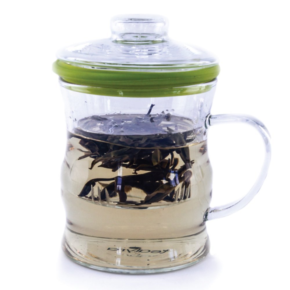 Privy Tea for One Loose Leaf Tea Infusing Cup w/ Glass Infuser