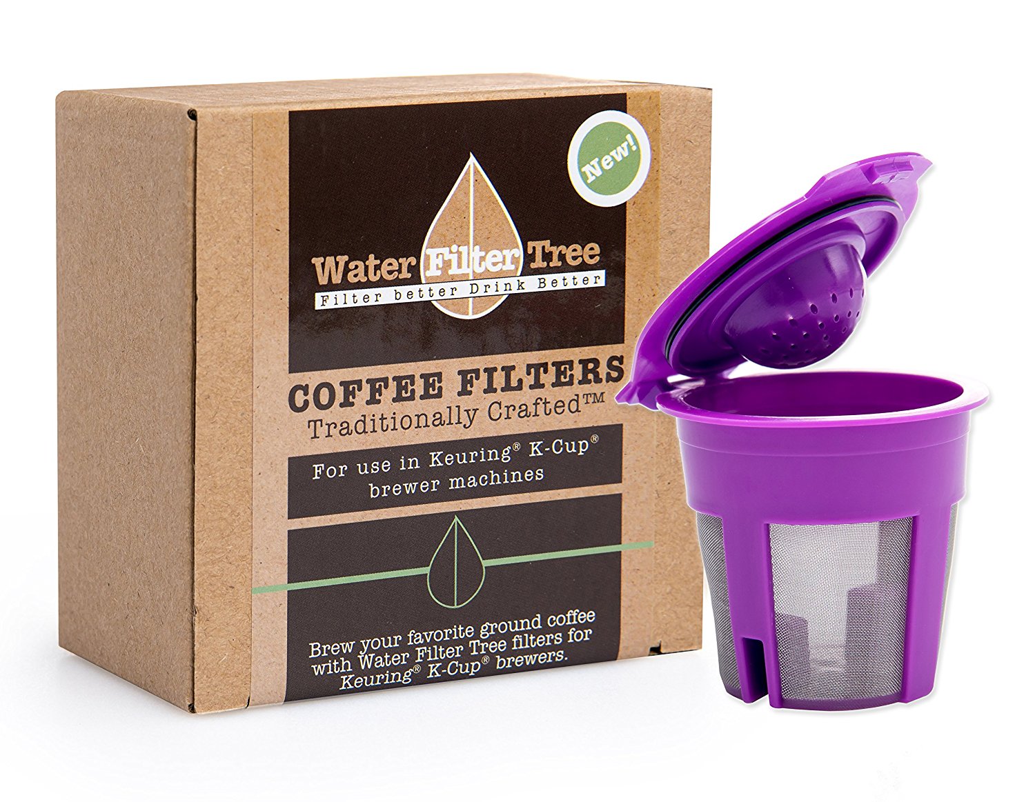 4 x Reusable Kcup, K cup Coffee Filter compatible Keurig 2.0 and Most