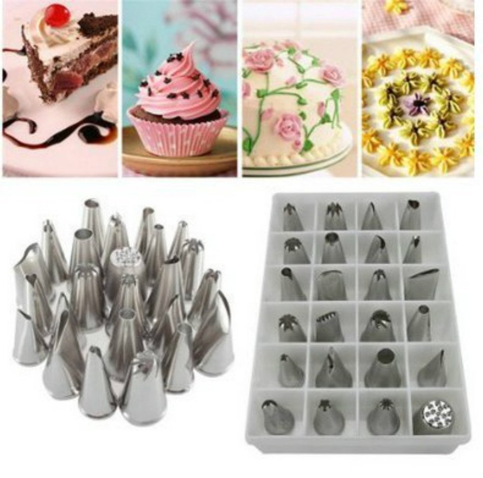 Prettysell® Diversity Pastry Icing Piping Bag Nozzle Tips Fondant