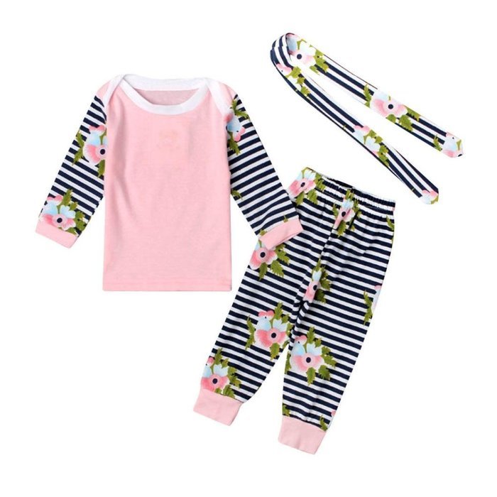 Clothes Set ,BeautyVan Newborn Baby Floral Print Long Sleeve Tops