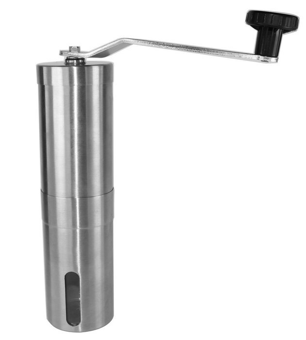 Ceramic Burr Manual Coffee Grinder, Portable Coffee Mill, Stainless
