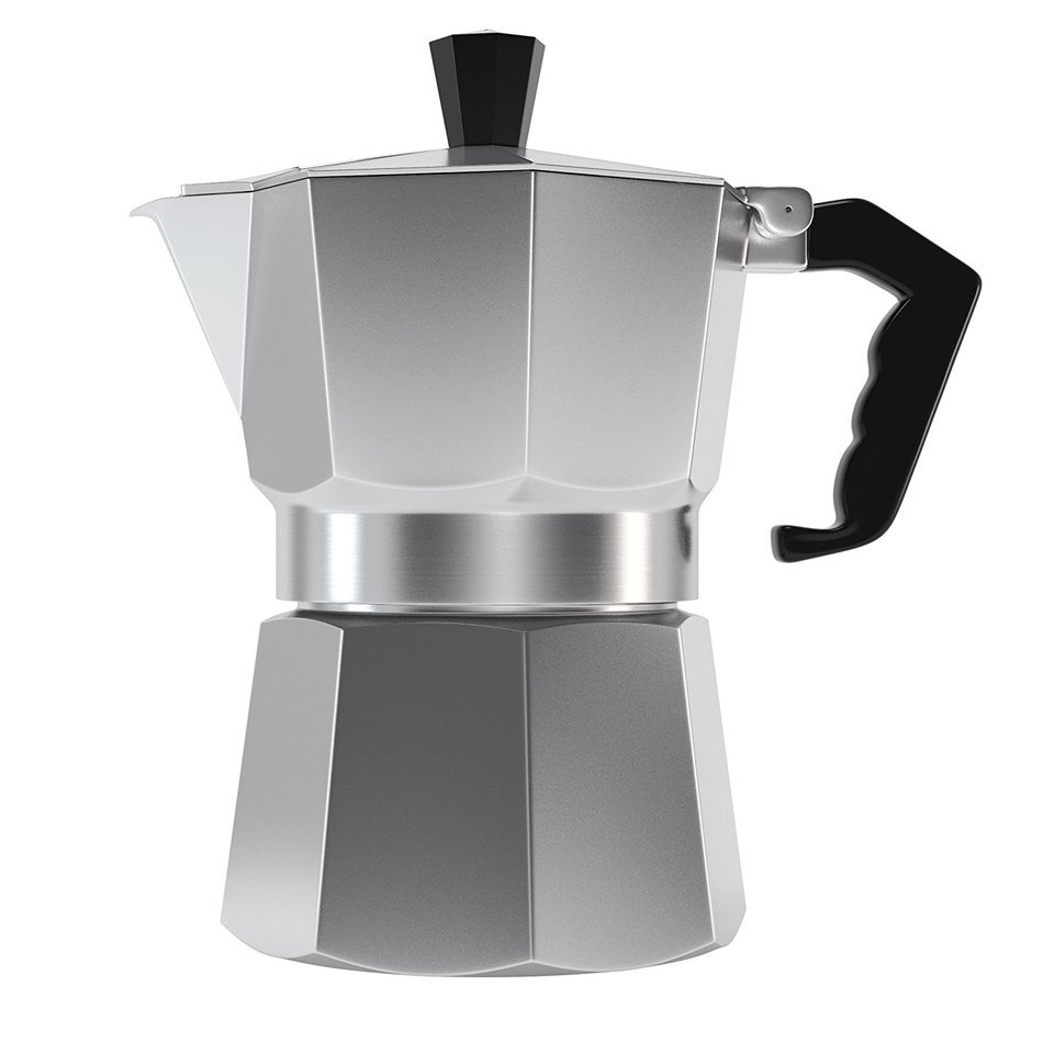 Classic 6 Cup Capacity Stovetop Italian Moka Espresso Maker. Best