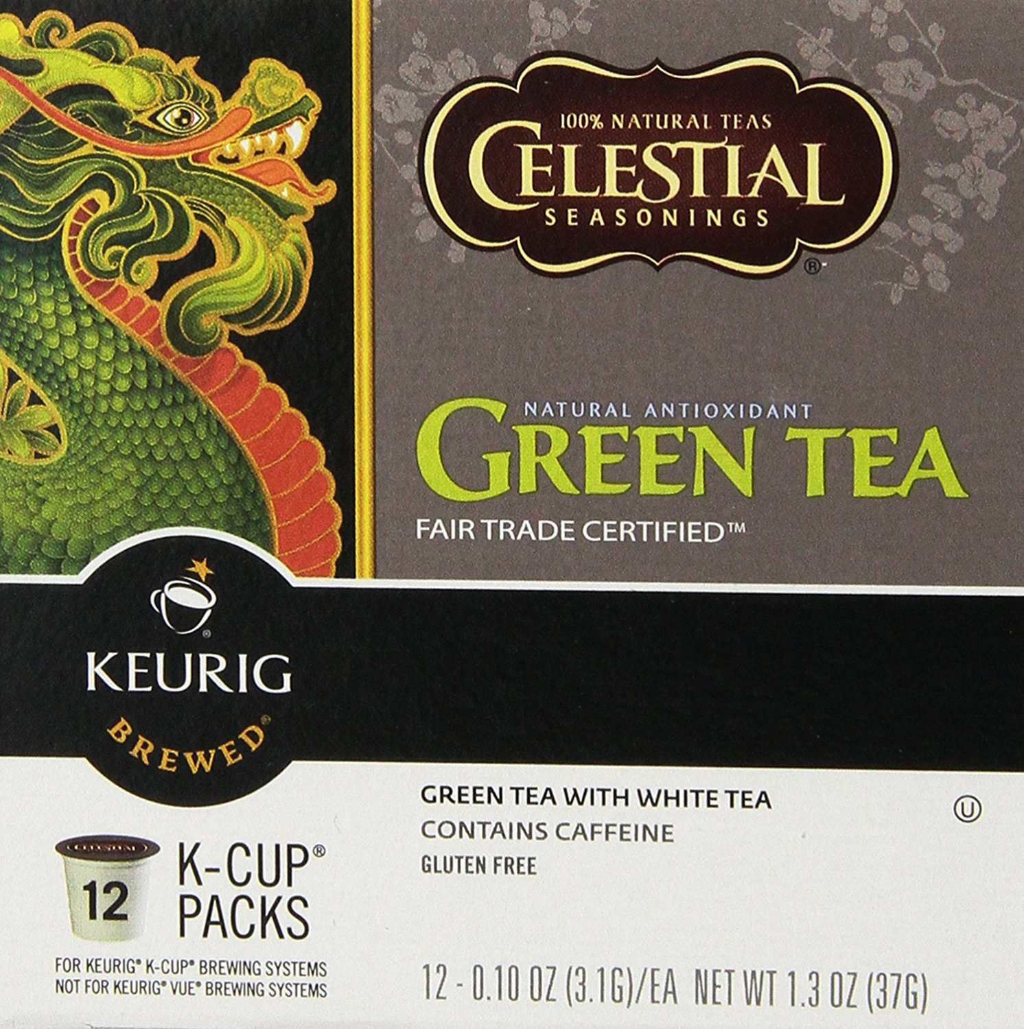 Celestial Seasonings Lemon Zinger Herbal Tea, KCup Portion Pack for