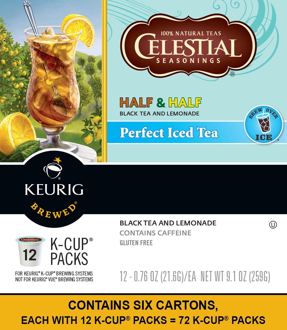 Celestial Seasonings Lemon Zinger Herbal Tea, KCup Portion Pack for