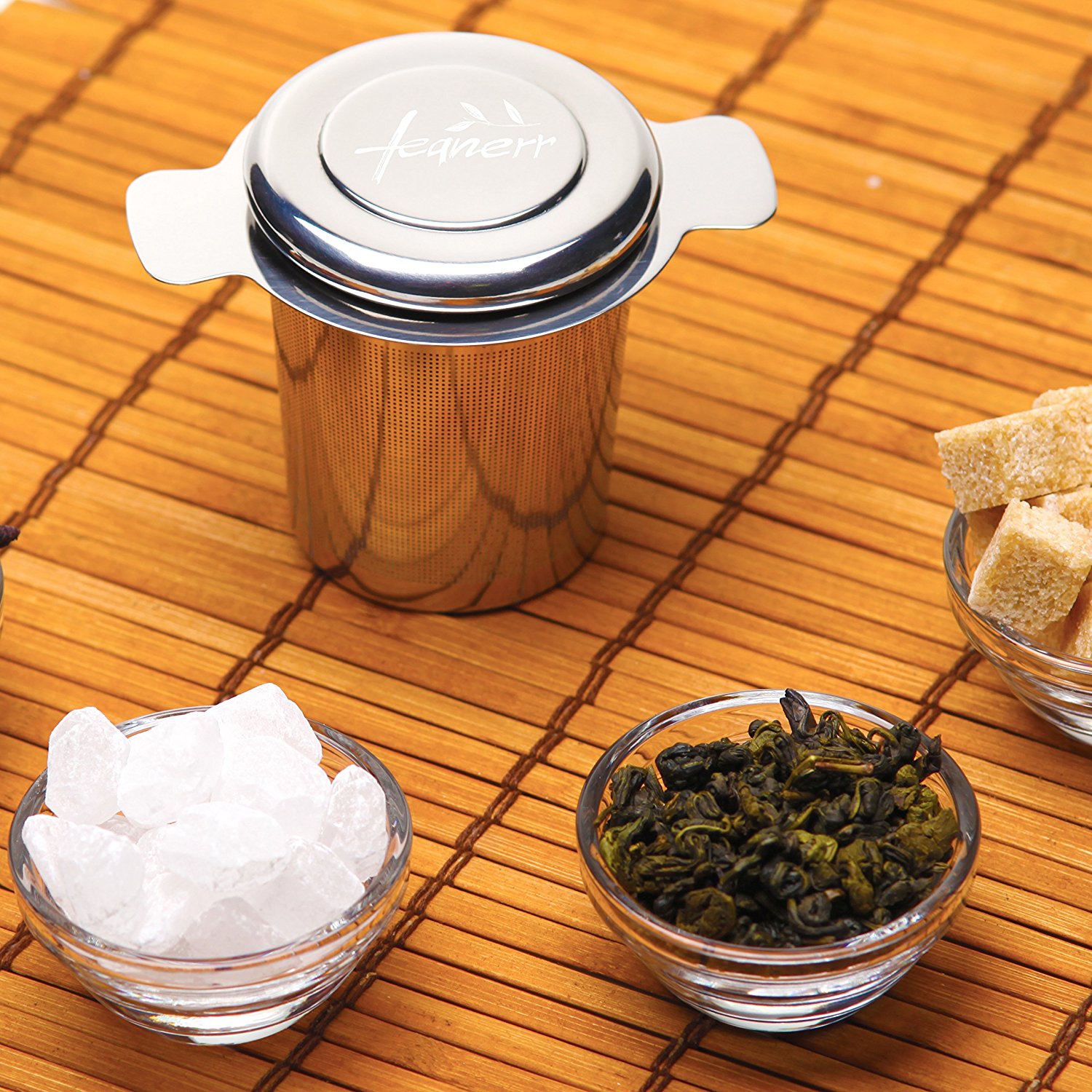 [Premium Quality] Tea Infuser with a Lid / Best Strainer for Loose Leaf