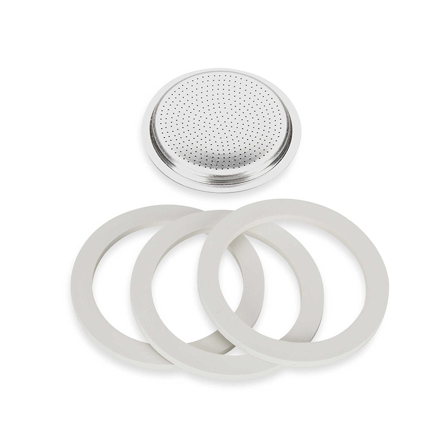 Bialetti Gaskets & Filter Set for Bialetti Moka Express 3Cup Espresso
