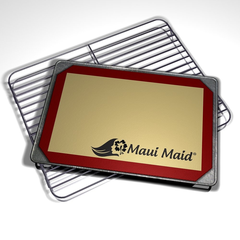 Best Silicone Baking MatLiner Use in Half Bake Sheet Pans Rack