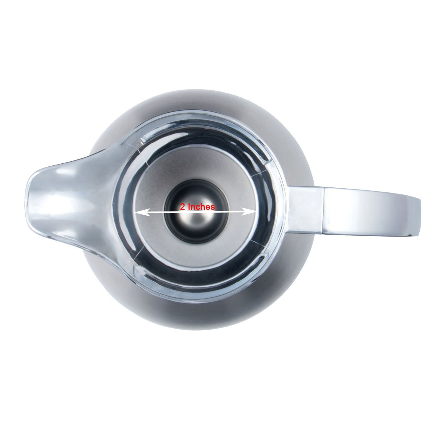 Hiware Thermal Carafe with Lid, 18/10 Stainless Steel Coffee Carafe