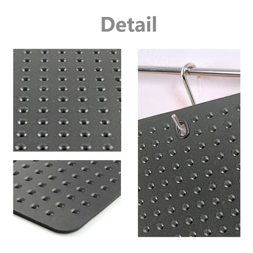 IC ICLOVER 4PCS High Quality Black food Grade Silicone Dot Trivet, Hot