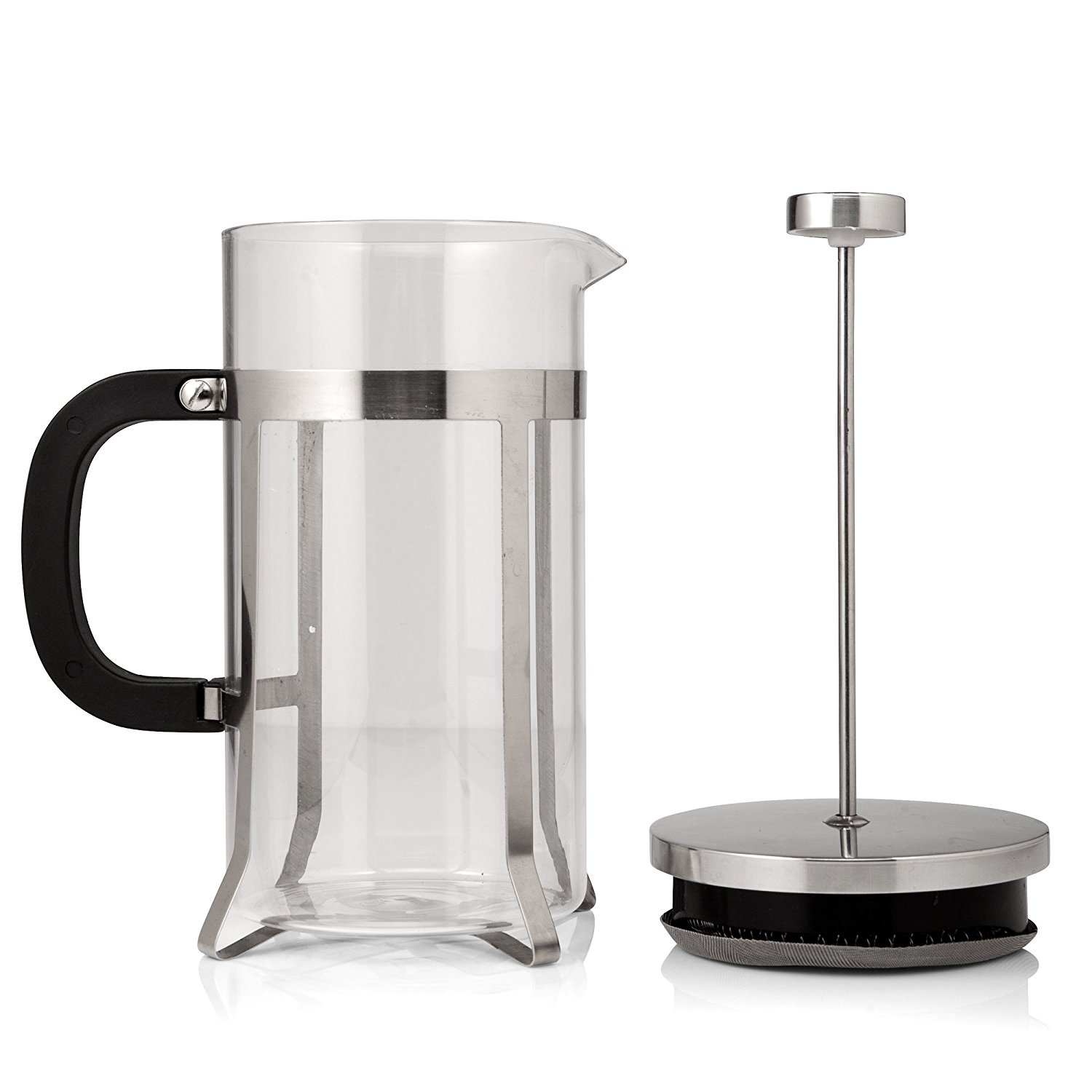 Cafe Deluxe French Press Coffee Maker & Coffee Press 1 Liter,FREE