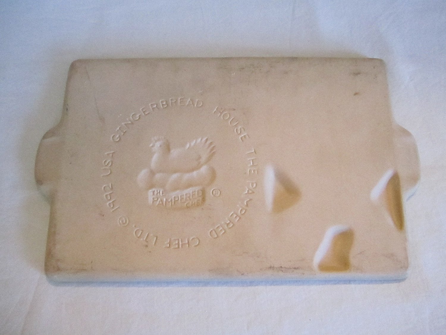 1992 The Pampered Chef GINGERBREAD HOUSE Baking Mold N2 free image download