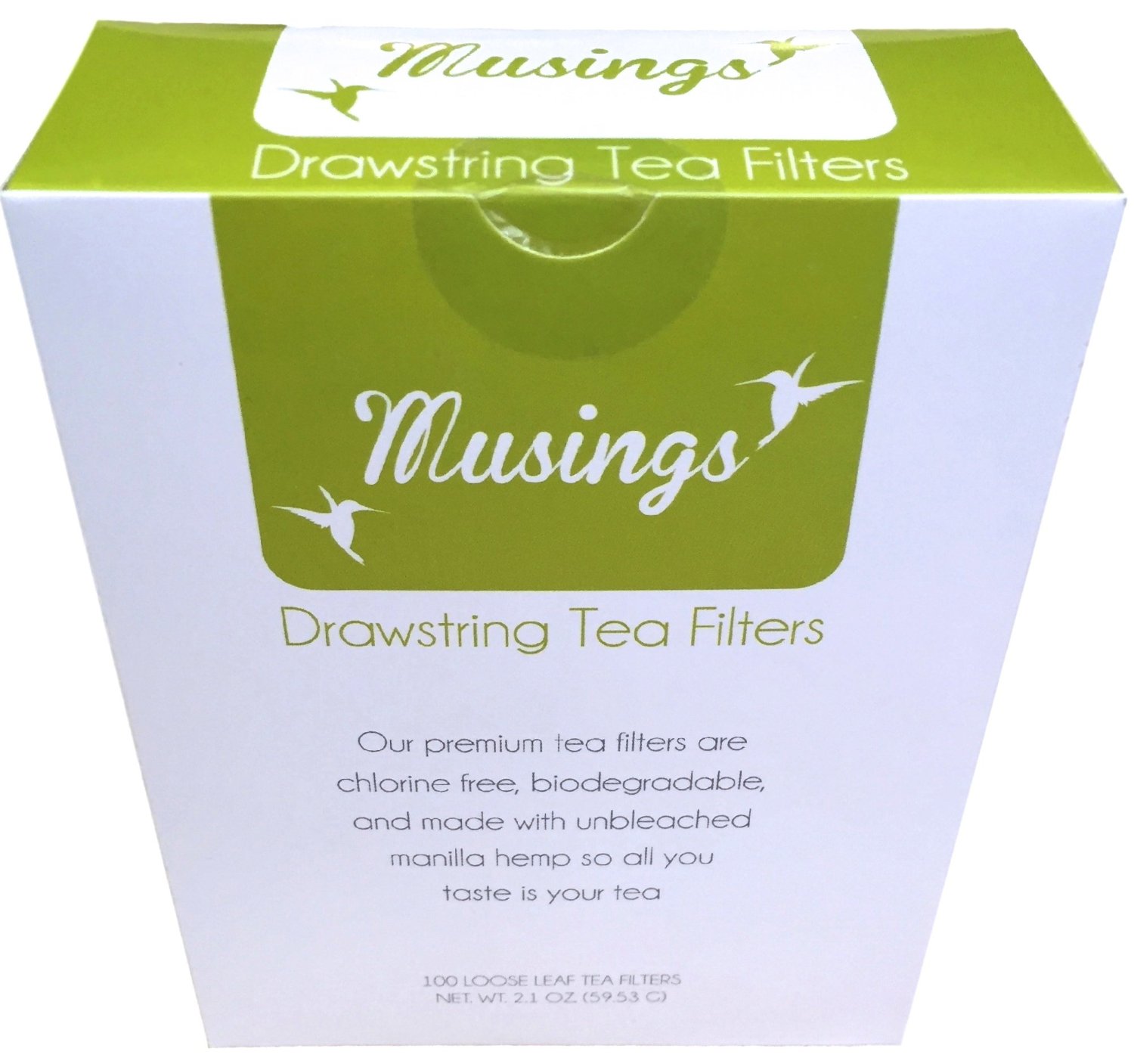 Best Tea Filter Bags With Drawstring, Disposable Infusers, Premium