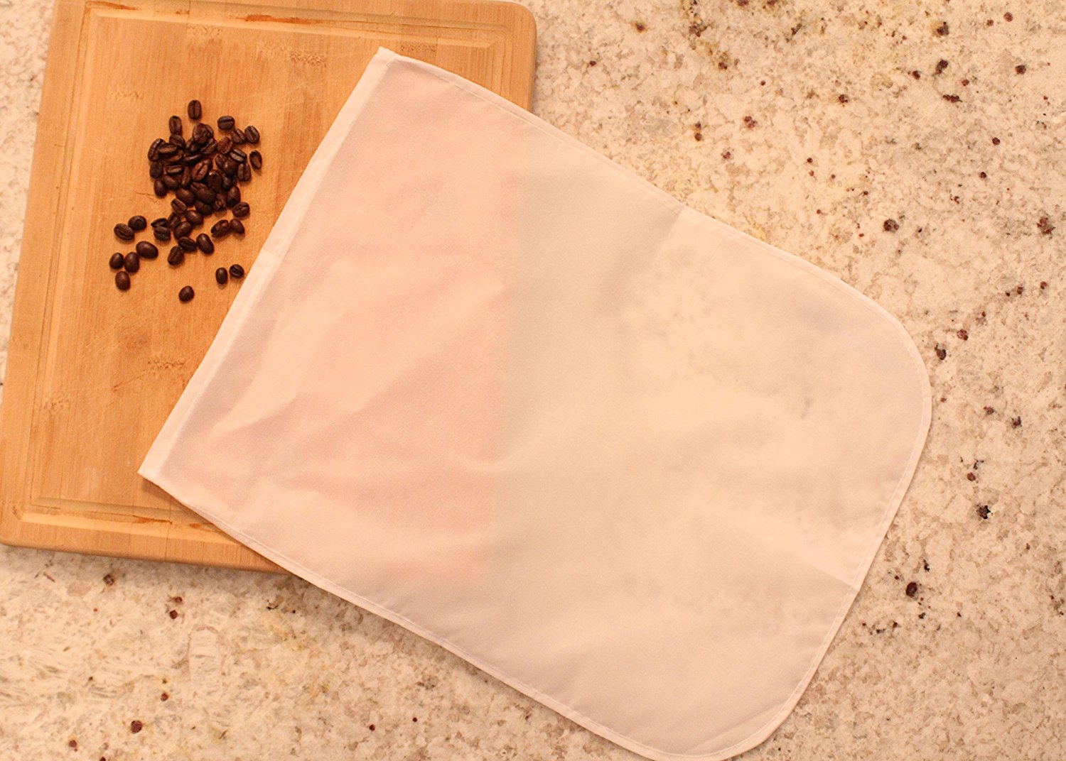 Khavi Brew Reusable Cold Brew Coffee Filter Bags, Fine Mesh (Pack of 3