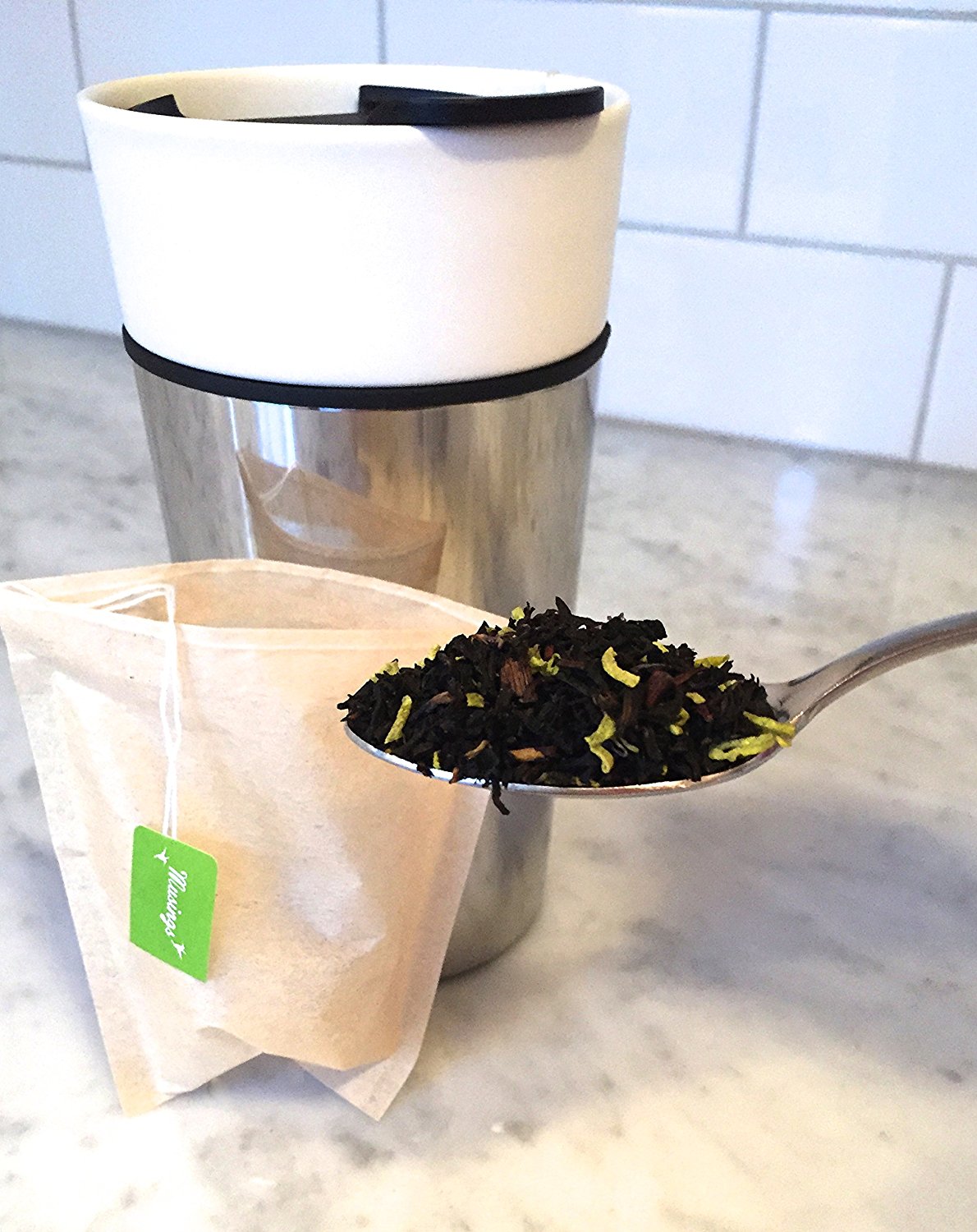 Best Tea Filter Bags With Drawstring, Disposable Infusers, Premium