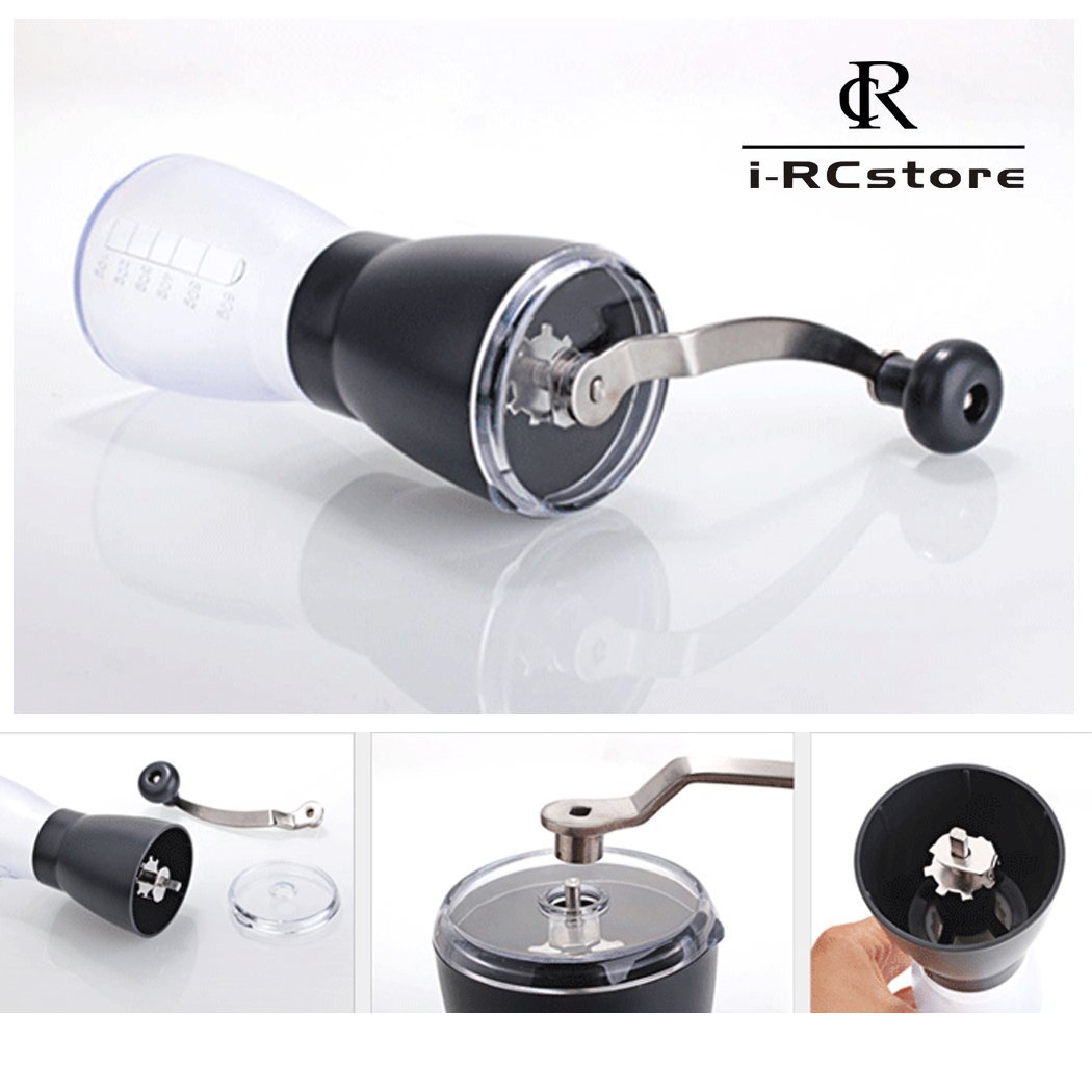 RC Professional Manual Ceramic Burr Coffee Grinder, Handcrank Coffee