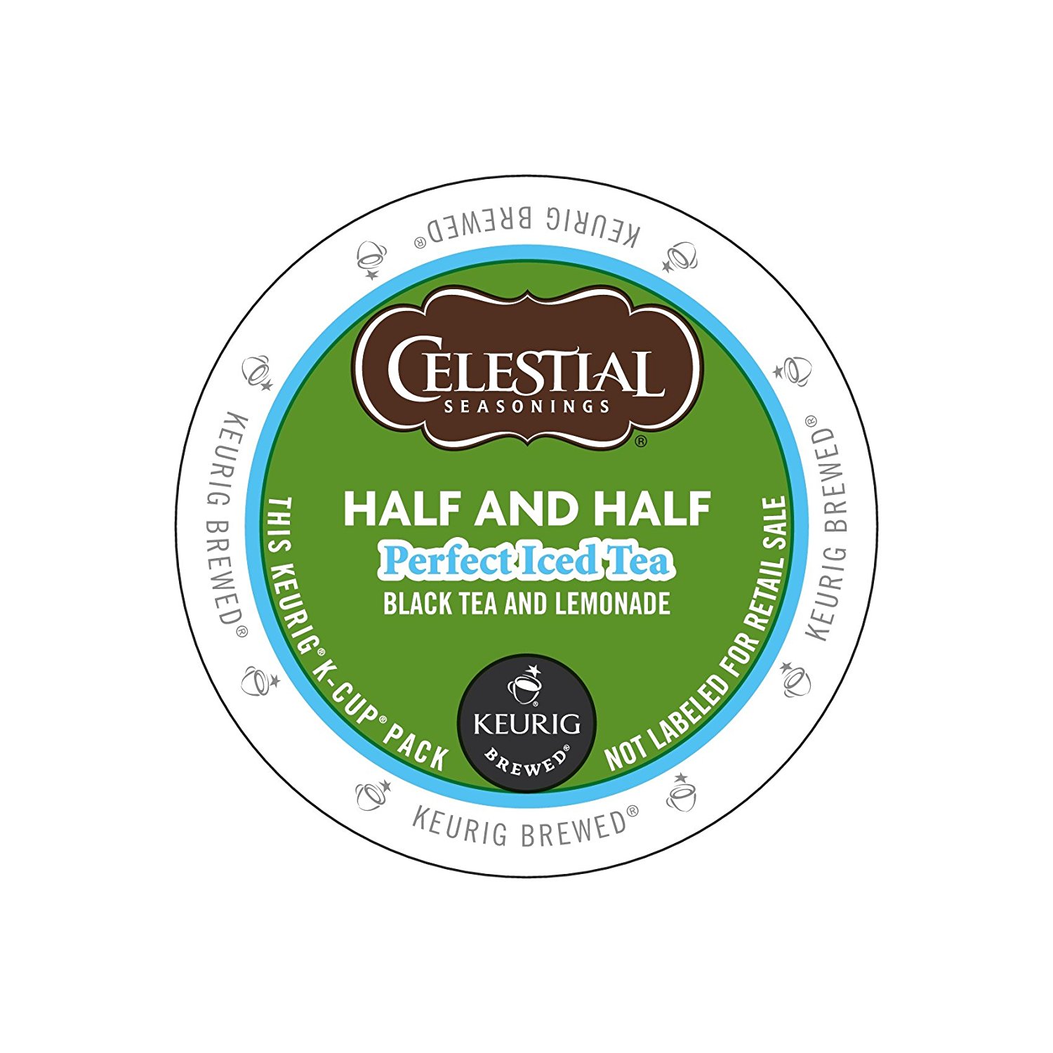 Celestial Seasonings Lemon Zinger Herbal Tea, KCup Portion Pack for