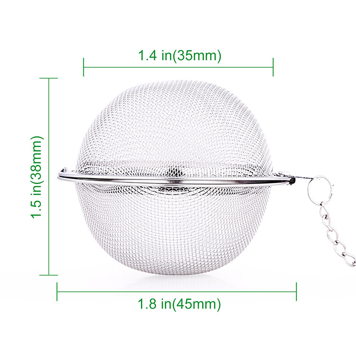 Tea Infuser,Possiave Stainless Steel Mesh Tea Balls with Brush Quality