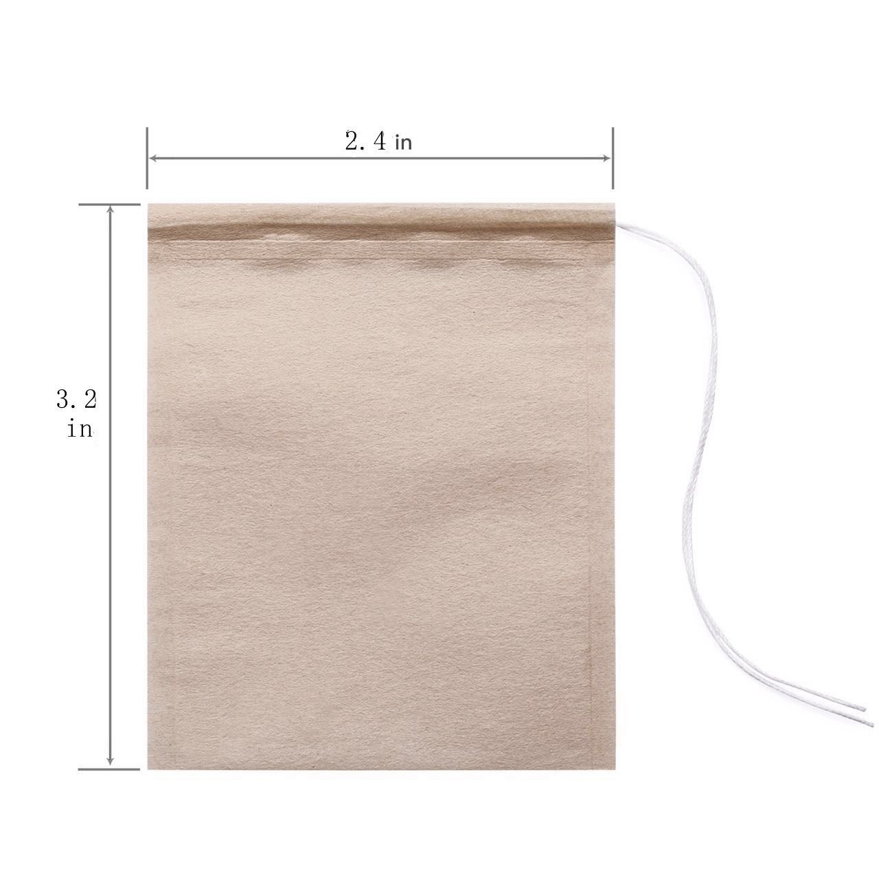 MIAOMIAO unbleached tea filter bags, 【safe and natural material, better