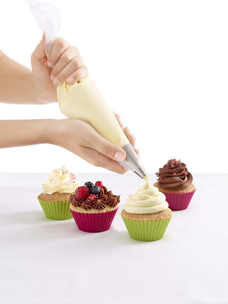 EKIND Reusable Silicon Cake Pastry Bag Cream Icing Piping Bag Cake