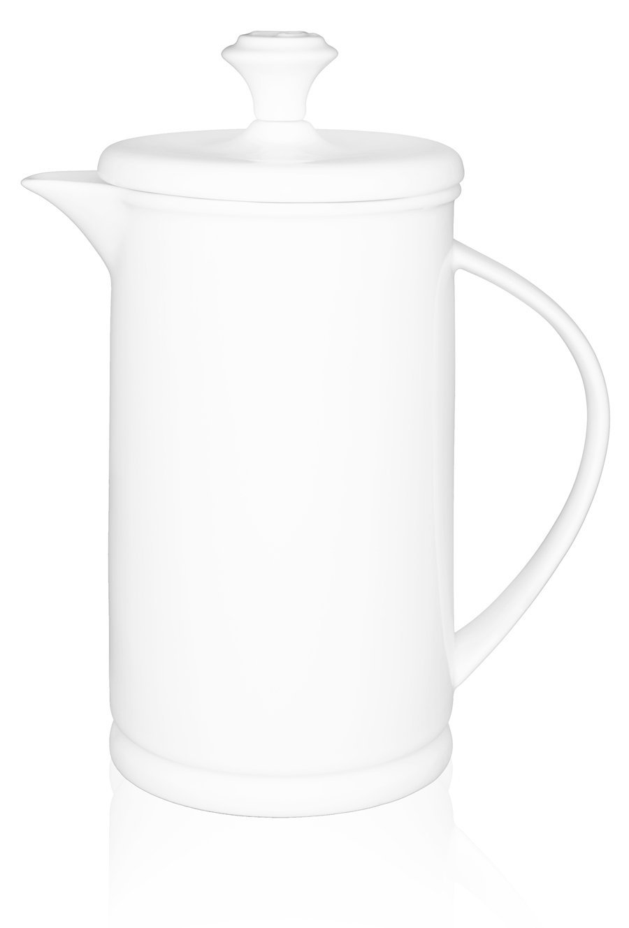 The French Press Coffee Company Porcelain & Stainless Steel Bowhandle