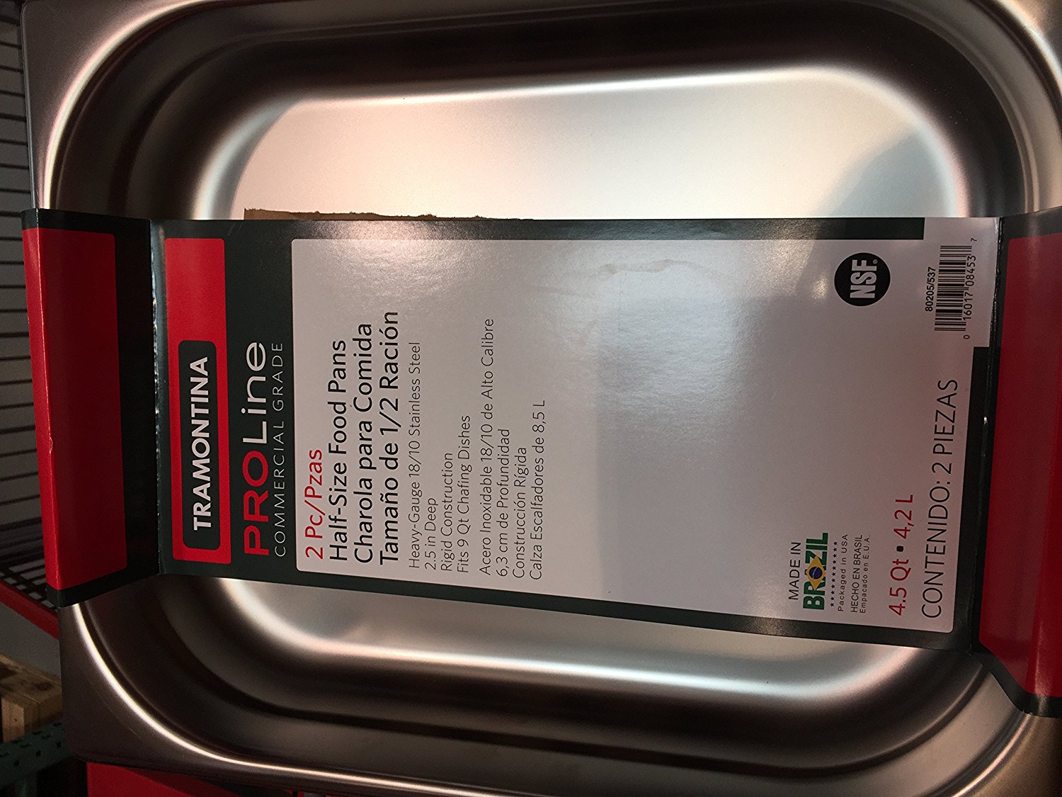Proline Commercial Grade Halfsize Food Pans 2pc free image download
