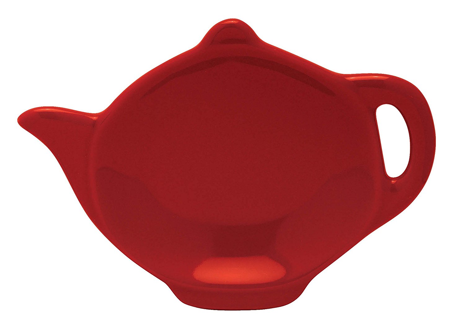 HIC TeapotShaped Tea Bag Holder and Resting Caddy, HighFired Ceramic