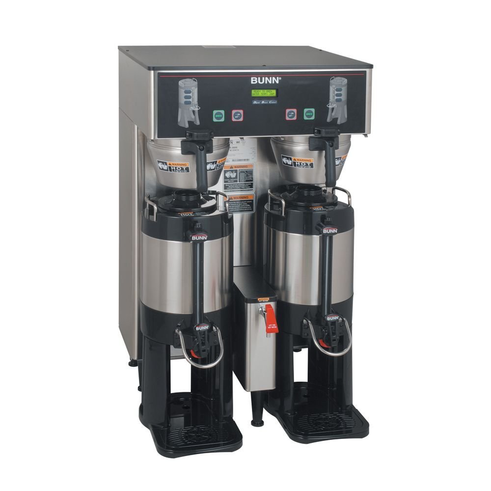 Bunn 34600.0000 Dual Brewise ThermoFresh DBC SST Coffee Brewer with Funnel Locks, Black