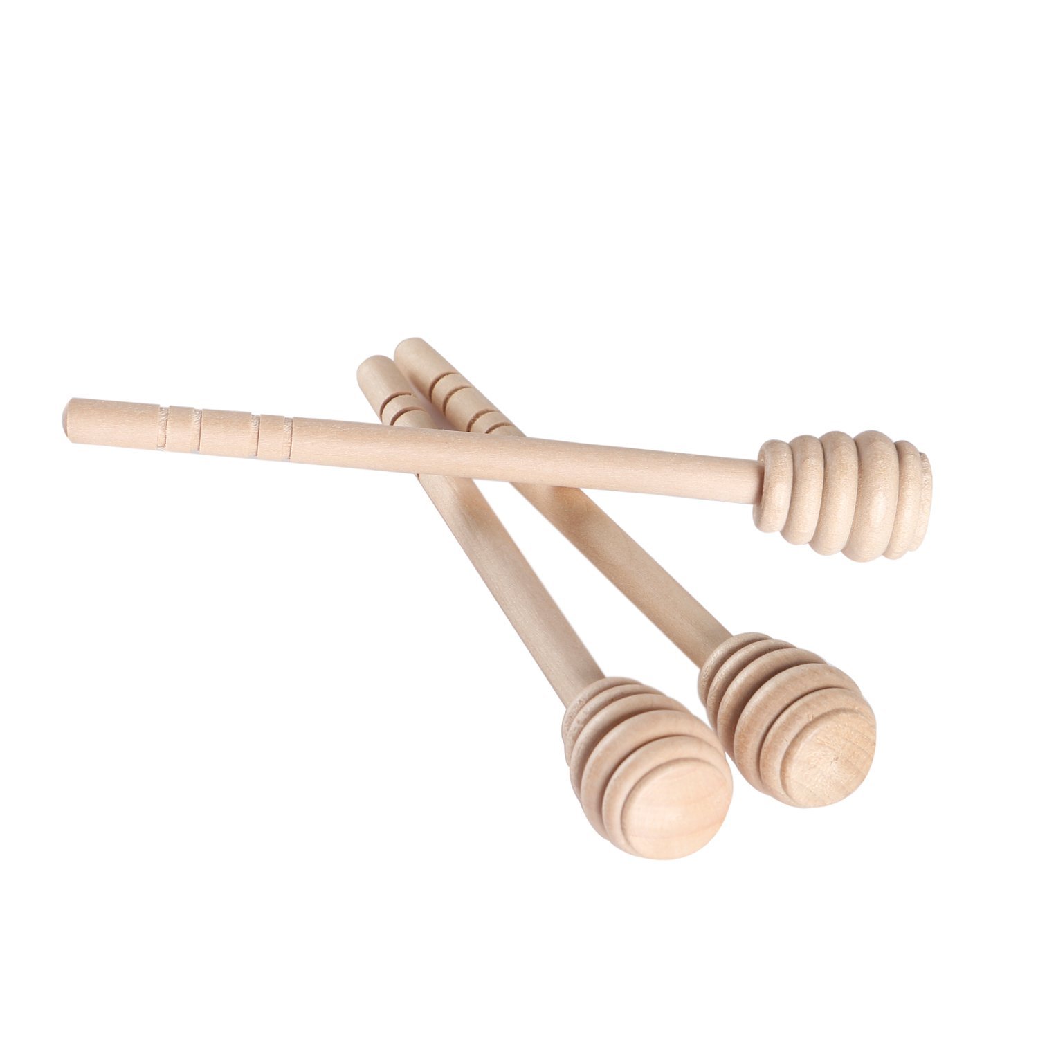 Geeklife Wood Honey Dippers ,6 inches Honey Dipper Stirring Stick Bulk