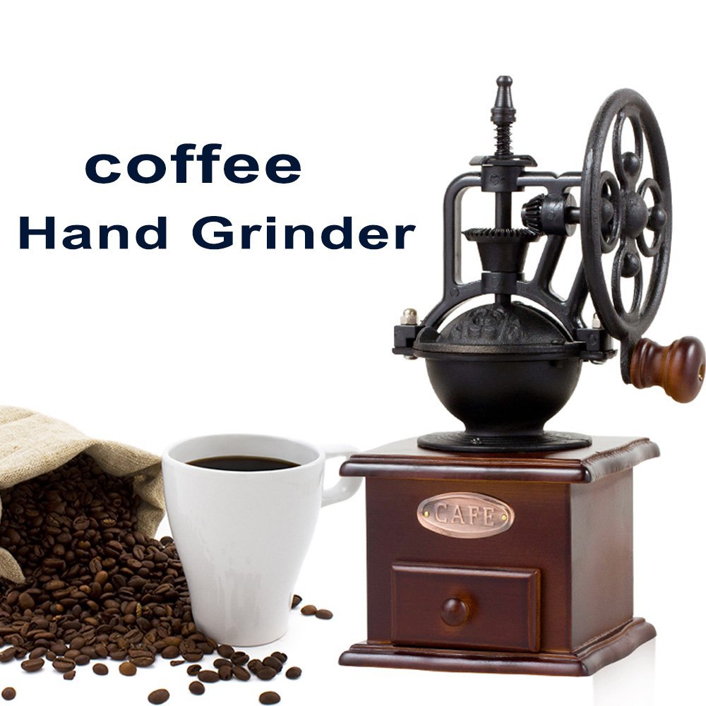 SOGAR Vintage Style Coffee Bean Spice Hand Grinder Coffee Maker with